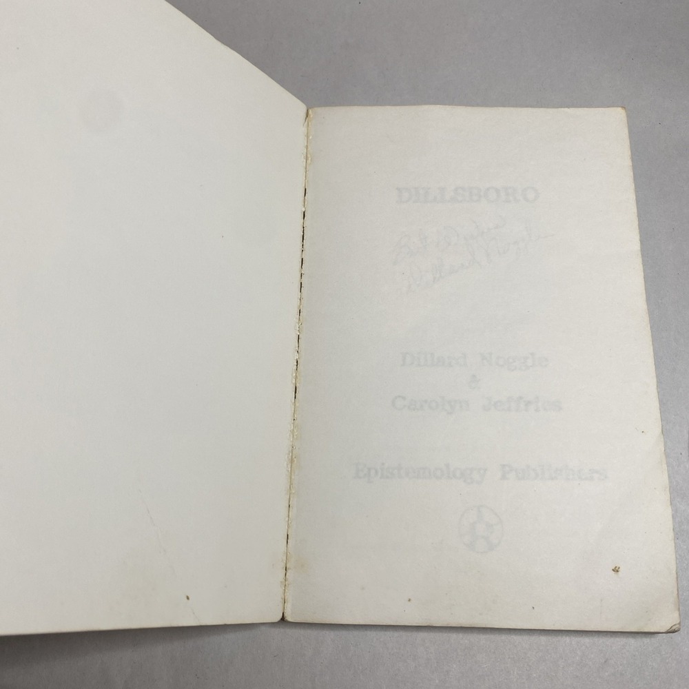 Dillsboro By Dillard Noggle & Carolyn Jeffries 1986 Author Signed RARE - Picture 9 of 16